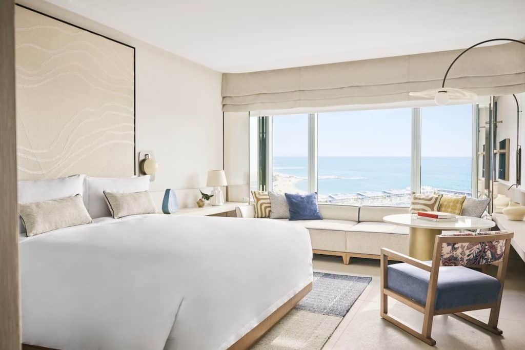 Seaview King room at Hotel Arts Barcelona