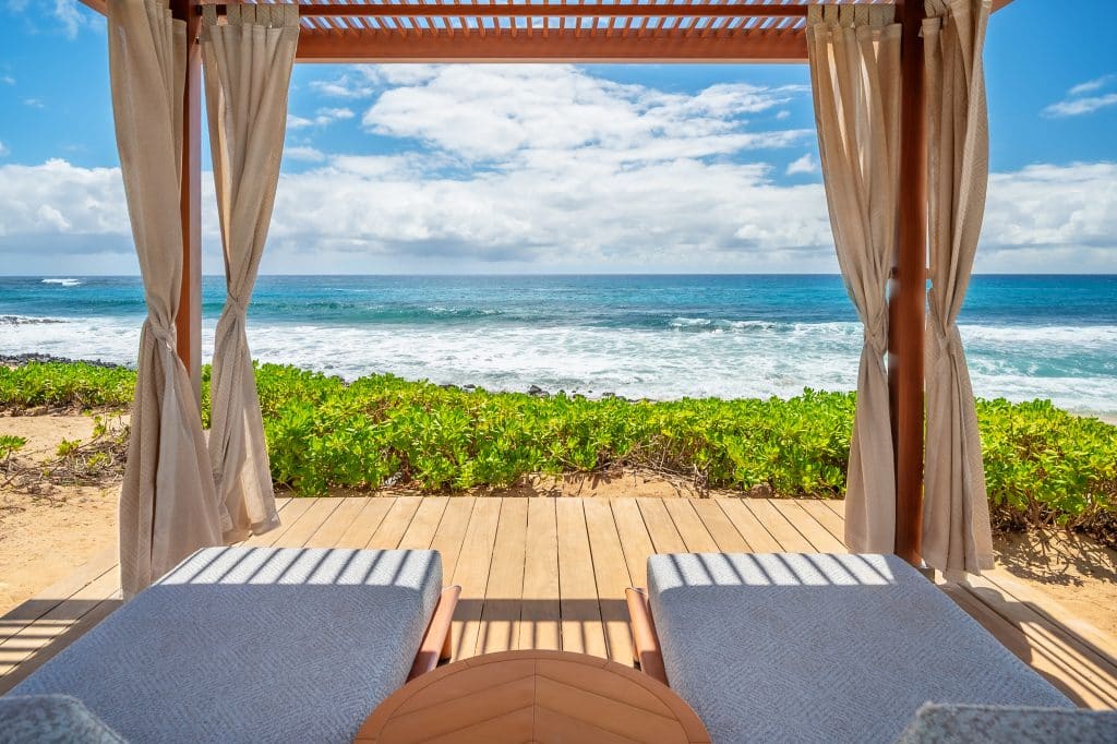 luxury cabana Grand Hyatt Kauai